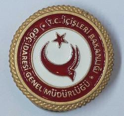 Antika - TC İçişleri Bakanlığı Göç İdaresi Rozeti - kitantik - kitaLog