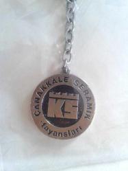 ÇANAKKALE SERAMİK FAYANSLARI METAL ANAHTARLIK KOLEKSİYONLUK
