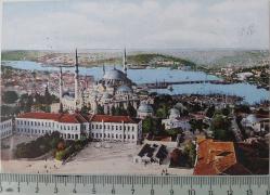 ESKİ DÖNEM İSTANBUL SÜLEYMANİYEDEN HALİÇ GÖRÜNTÜSÜ KARTPOSTALI AA1 ÇOK NADİR