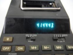 CASİO HR-15BK ANTİKA HESAP MAKINASI SORUNSUZ CALISIYOR (DEMİR RAF 5