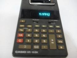 CASİO HR-15BK ANTİKA HESAP MAKINASI SORUNSUZ CALISIYOR (DEMİR RAF 5