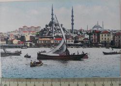 OSMANLI DÖNEMİ İSTANBUL EMİNÖNÜ KARTPOSTALI 3ŞŞ ÇOK NADİR