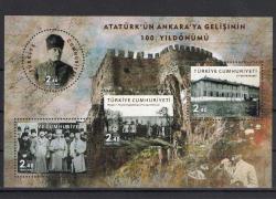 2019 ATATÜRK ÜN ANKARA YA GELİŞİNİN 100. YILI NUMARALI BLOK