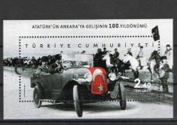 2019 ATATÜRK ÜN ANKARA YA GELİŞİNİN 100. YILI BLOK