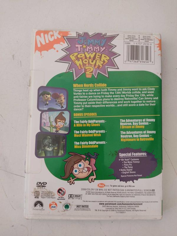 CM TIME II DVD 2010年 JİMMY TİMMY POWER HOUR 2 ORJİNAL FİLM DVD ( 17377 - Efemera