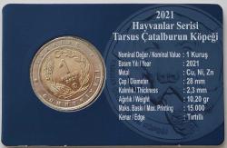 2021 Hayvanlar Serisi Tarsus Çatal burun Köpeği Hatıra Parası