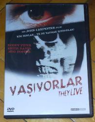 Efemera - THEY LIVE * YAŞIYORLAR * JOHN CARPENTER * 1988 * DVD - kitantik - kitaLog