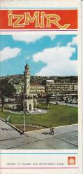 İzmir 1963 Turistik Broşür Harita
