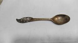 K40----GÜMÜŞ KAPLAMA ESKİ ÇAY KAŞIĞI