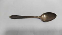K40----GÜMÜŞ KAPLAMA ESKİ İNGİLİZ ÇAY KAŞIĞI