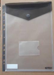 Poşet Dosya Kapaklı Kapak Tutturma Yeri Cırtlı Kenarları Klasöre Takılacak Şekilde Delikli  Kalın PP 10 Adetli Paket