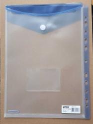 Poşet Dosya Kapaklı Kapak Tutturma Yeri Cırtlı Kenarları Klasöre Takılacak Şekilde Delikli  Kalın PP 10 Adetli Paket