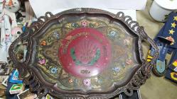 Antika - SOSYAL DEMOKRAT HALKÇI PARTİ SHP 1983 BAKIR TEPSİ - kitantik - kitaLog