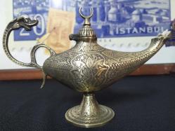 PİRİNÇ EJDERHA KULPLU KANDİL