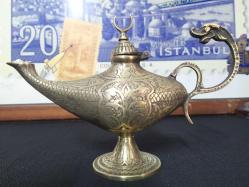 PİRİNÇ EJDERHA KULPLU KANDİL