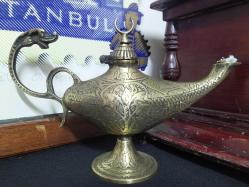 PİRİNÇ EJDERHA KULPLU KANDİL