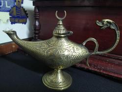 PİRİNÇ EJDERHA KULPLU KANDİL