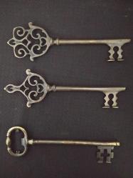 PİRİNÇ 6 ADET BÜYÜK ANAHTAR TAKIMI