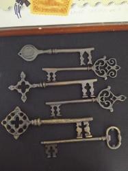 PİRİNÇ 6 ADET BÜYÜK ANAHTAR TAKIMI