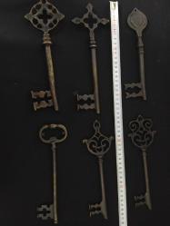 PİRİNÇ 6 ADET BÜYÜK ANAHTAR TAKIMI