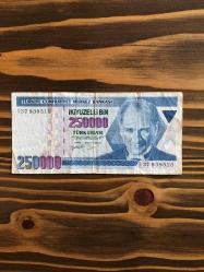 İkiyüzelli ( 250000 ) Bin Türk Lirası 7. Emisyon  III. Tertip I37 939510