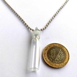 En Ince Cam Şişe Kolye 9mm Kalınlıkta Göz Yaşı Kül Dilek Hatıra Şişesi Su Geçirmez Sıkı Kapaklı