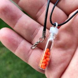 En Ince Cam Şişe Kolye 9mm Kalınlıkta Göz Yaşı Kül Dilek Hatıra Şişesi Su Geçirmez Sıkı Kapaklı