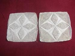 DANTEL - KIRLENT - 2 ADET - 28X28 CM - EŞ