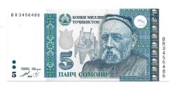 ** TACİKİSTAN ( 5 * SOMONİ ) 1999 - ÇİL