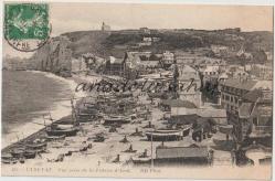 Efemera - Etretat - Vue prise de la Falaise d'Aval, 1913 / Fransız Postasından Geçmiş, Ön Yüzü Pullu ve Damgalı - kitantik - kitaLog