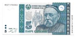 ** TACİKİSTAN ( 5 * SOMONİ ) 1999 - ÇİL