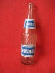 ESKİ - ENDER GAZOZU ŞİŞESİ - Mavi yazı