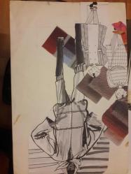 REKLAM MAKTAI - MODA / KIŞ GİYİM  REKLAMI BASKI ÖNCESİ  HAZIRLANMIŞ PRO - COPİE ÇALIŞMA Ebat :35 x 24 cm.