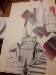 REKLAM MAKTAI - MODA / KIŞ GİYİM  REKLAMI BASKI ÖNCESİ  HAZIRLANMIŞ PRO - COPİE ÇALIŞMA Ebat :35 x 24 cm.