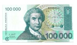 ** HIRVATİSTAN ( 100.000 * DİNARA ) 1993 - ÇİL