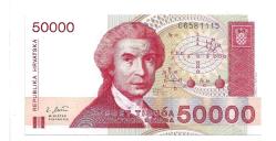 ** HIRVATİSTAN ( 50.000 * DİNARA ) 1993 - ÇİL