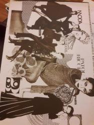 REKLAM MAKTAI - MODA / GİYİM  REKLAMI BASKI ÖNCESİ  HAZIRLANMIŞ PRO - COPİE FOTOĞRAF KOMPOZİSYON  ÇALIŞMA Ebat :21x35  cm  MODA. PATOU RICCI , PARIS .