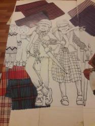 REKLAM MAKTAI - MODA / KIŞ GİYİM  REKLAMI BASKI ÖNCESİ  HAZIRLANMIŞ PRO - COPİE ÇALIŞMA 2 ADET  Ebat :18× 35  cm.