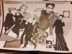 REKLAM MAKTAI - MODA / GİYİM  REKLAMI BASKI ÖNCESİ  HAZIRLANMIŞ PRO - COPİE FOTOĞRAF HALİNDE BASKISI YAPILMIŞ KOMPOZİSYON ÇALIŞMA Ebat :24×36  cm.