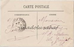 Fontainebleau - La Foret, Vue prise du Mail Henri IV, 1912 / Fransız Postasından Geçmiş, Ön Yüzü Pullu, Ön ve Arka Yüzü Damgalı