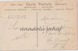 Maisons Laffitte - Le vieux Moulin et le Chateau, 1912 / Fransız Postasından Geçmiş, Ön Yüzü Pullu ve Damgalı