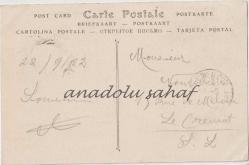 Maisons Laffitte - Avenue du Chateau, 1912 / Fransız Postasından Geçmiş, Ön Yüzü Pullu, Ön ve Arka Yüzü Damgalı