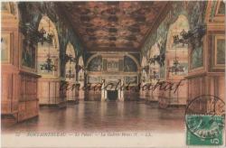 Fontainebleau - Le Palais, La Galerie Henri II / Fransız Postasından Geçmiş, Ön Yüzü Pullu, Ön ve Arka Yüzü Damgalı