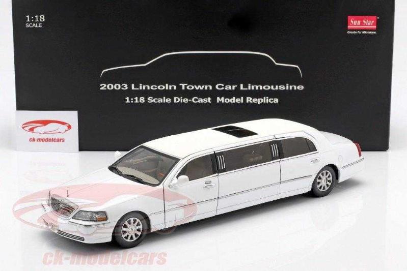 Antika - LINCOLN LIMOUSINE SUNSTAR DIECAST (1:18) ÖLÇEK MODEL