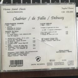 Chabrier / De Falla / Debussy ,Rundfunk-Symphonie Orchester Ljubljana ,Anton Nanut - Espagna-Rhapsodie Fuer Orchester  El Amor Brujo - Der Liebes / CD