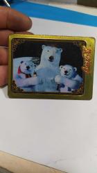 K85---1995 COCA COLA KUTUP AYISI SERİSİNDEN TENEKE KART