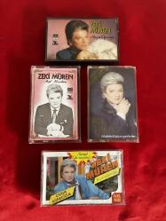Zeki Müren 4 adet kaset lot