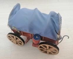 ANTİKA AHŞAP AT ARABASI EL YAPIMI OYUNCAK ARABA