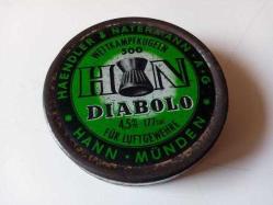 HAENDLER & NATERMANN AG DIABOLO ESKİ TENEKE KUTU...