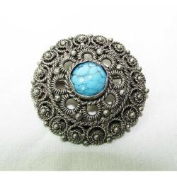 Antika - AnTiKa GÜMÜŞ BROŞ İĞNE ve KOLYE UCU..... - kitantik - kitaLog